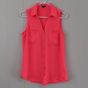 Express Neon Sleeveless Blouse
